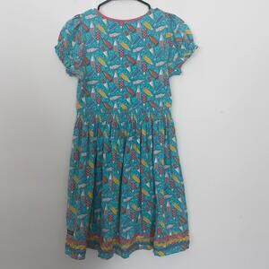 Matilda Jane Girls Soda Bottle Print Dress Turquoise Retro Pop Size 16 Boutique